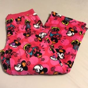 Minnie Mouse fuzzy pajama pants